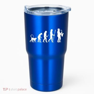Evolution Of Jazz Music For A Saxophone Player Saxophonist Gift Tumbler