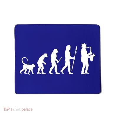 Evolution Of Jazz Music For A Saxophone Player Saxophonist Gift Mousepad