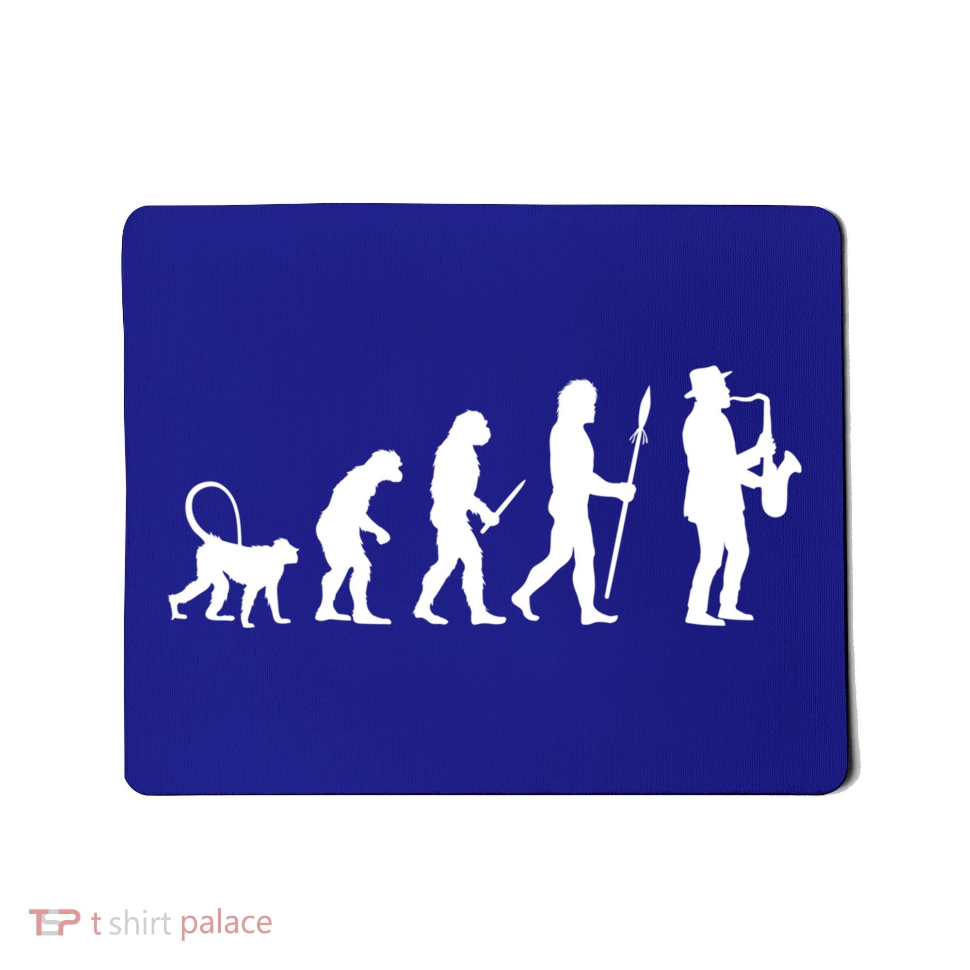 Evolution Of Jazz Music For A Saxophone Player Saxophonist Gift Mousepad