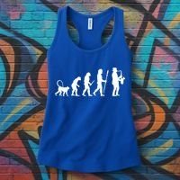 Evolution Of Jazz Music For A Saxophone Player Saxophonist Gift Women's Tank Top thumb 3