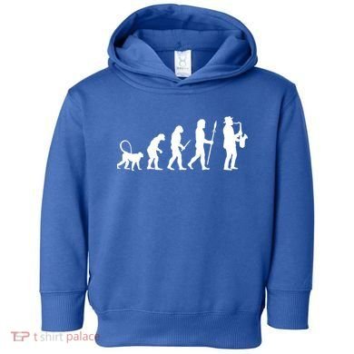 Evolution Of Jazz Music For A Saxophone Player Saxophonist Gift Toddler Hoodie