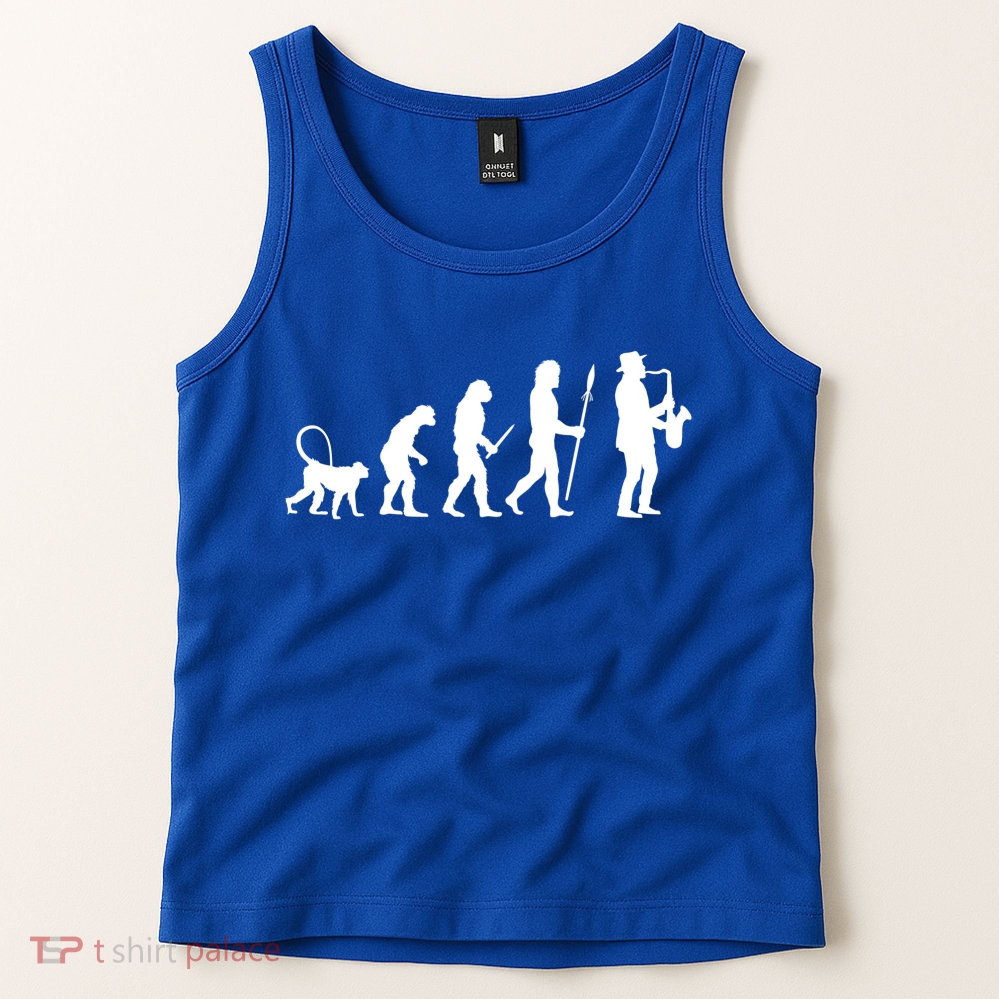 Evolution Of Jazz Music For A Saxophone Player Saxophonist Gift Tank Top