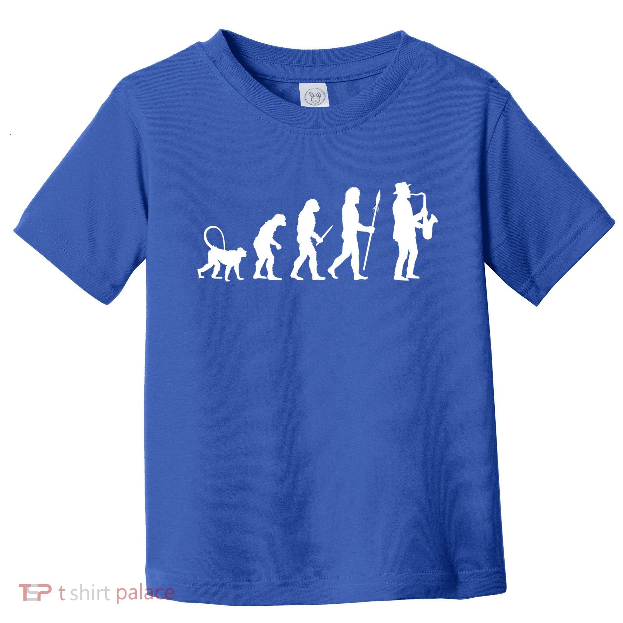 Evolution Of Jazz Music For A Saxophone Player Saxophonist Gift Toddler T-Shirt