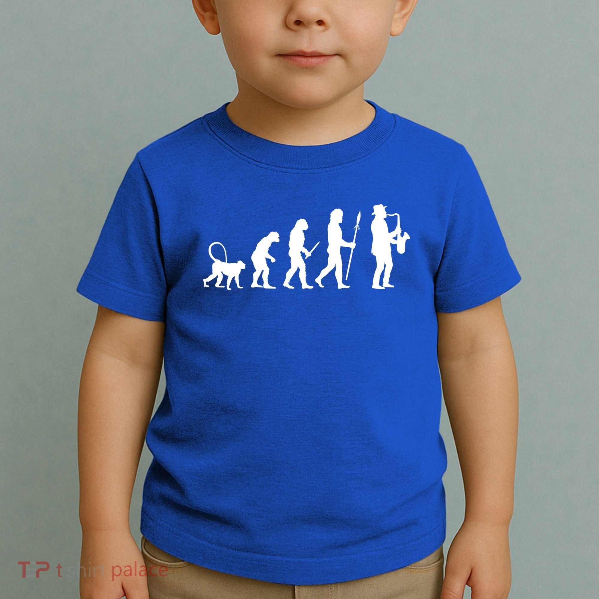 Evolution Of Jazz Music For A Saxophone Player Saxophonist Gift Toddler T-Shirt