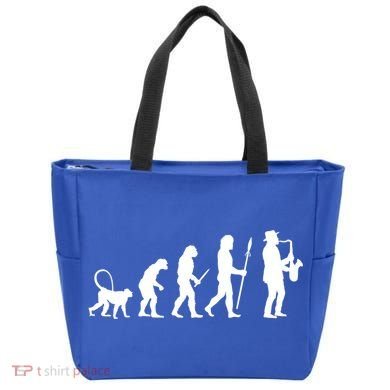 Evolution Of Jazz Music For A Saxophone Player Saxophonist Gift Tote Bag