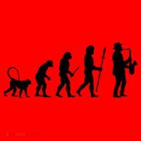 Evolution Of Jazz Music For A Saxophone Player Saxophonist Gift Santa Hat thumb 1