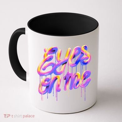 Eyes On Me Colorful Coffee Mug