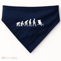 Evolution Of Man Skiing USA-Made Doggie Bandana thumb 0