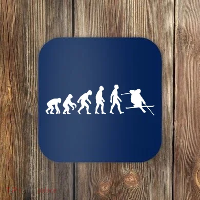 Evolution Of Man Skiing Coaster
