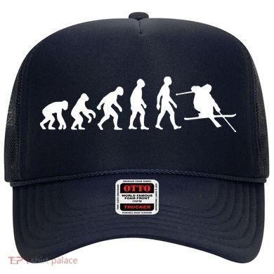Evolution Of Man Skiing Hat