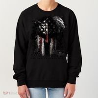 Epic One Nation Under God Usa Military Spartan Helmet Gift Women's Sweatshirt thumb 0