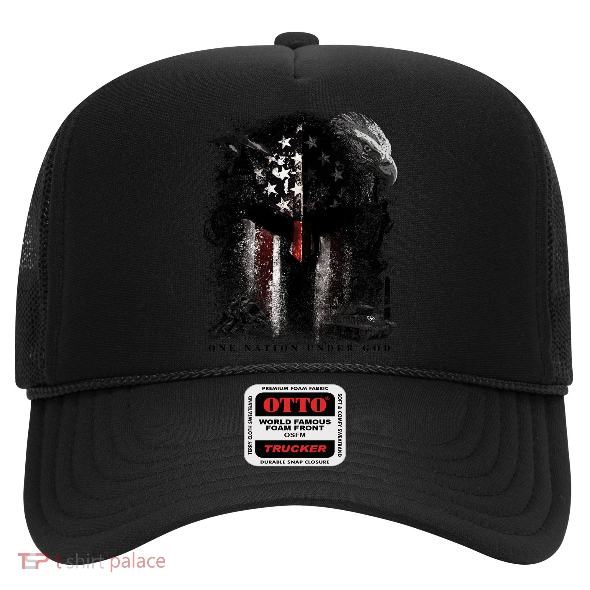 Epic One Nation Under God Usa Military Spartan Helmet Gift Hat