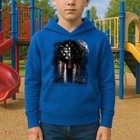 Epic One Nation Under God Usa Military Spartan Helmet Gift Kids Hoodie thumb 2