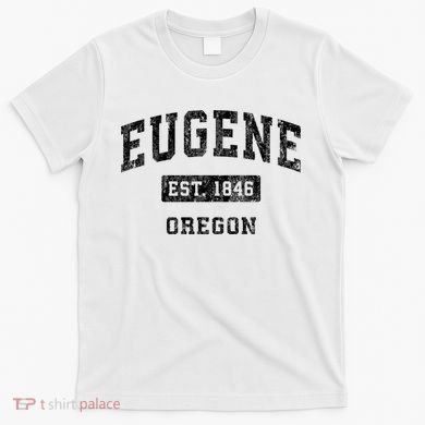 Eugene Oregon Or Vintage Established Sports T-Shirt