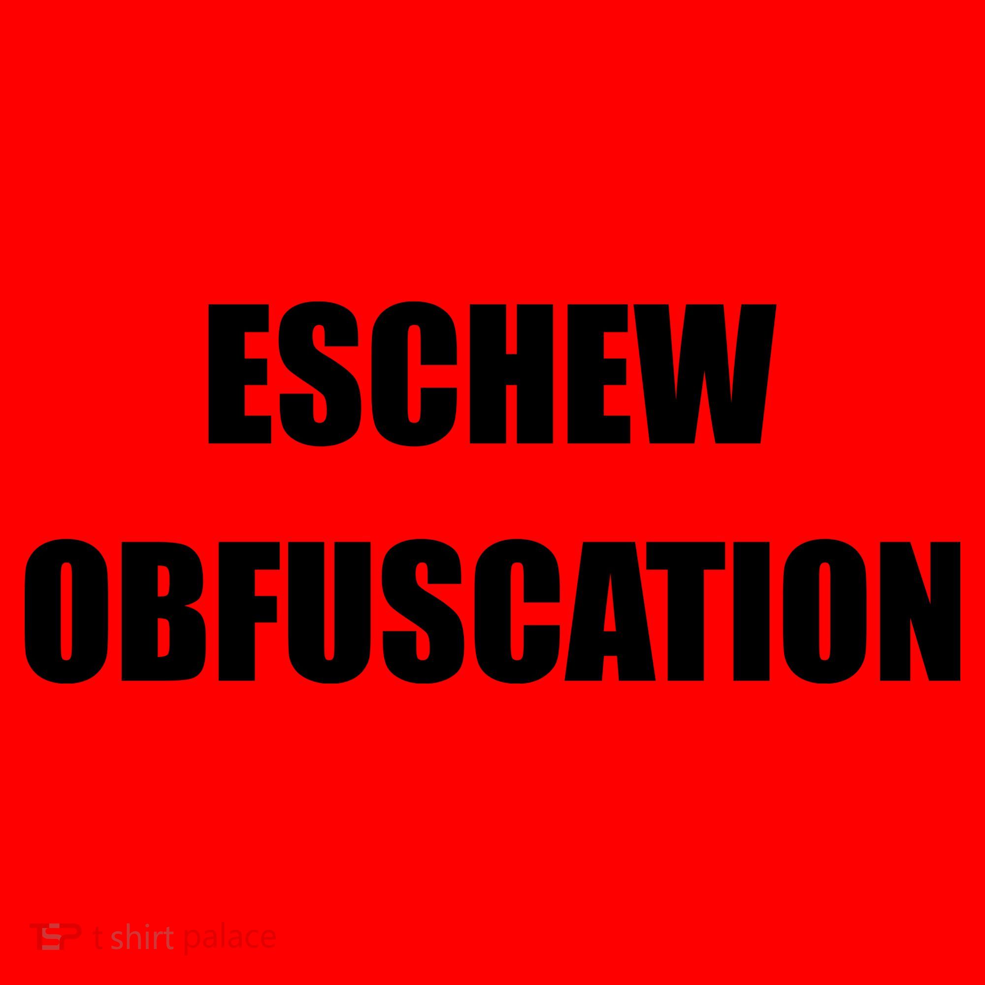 Eschew Obfuscation Obfuscate Funny Greek Sarcastic Santa Hat