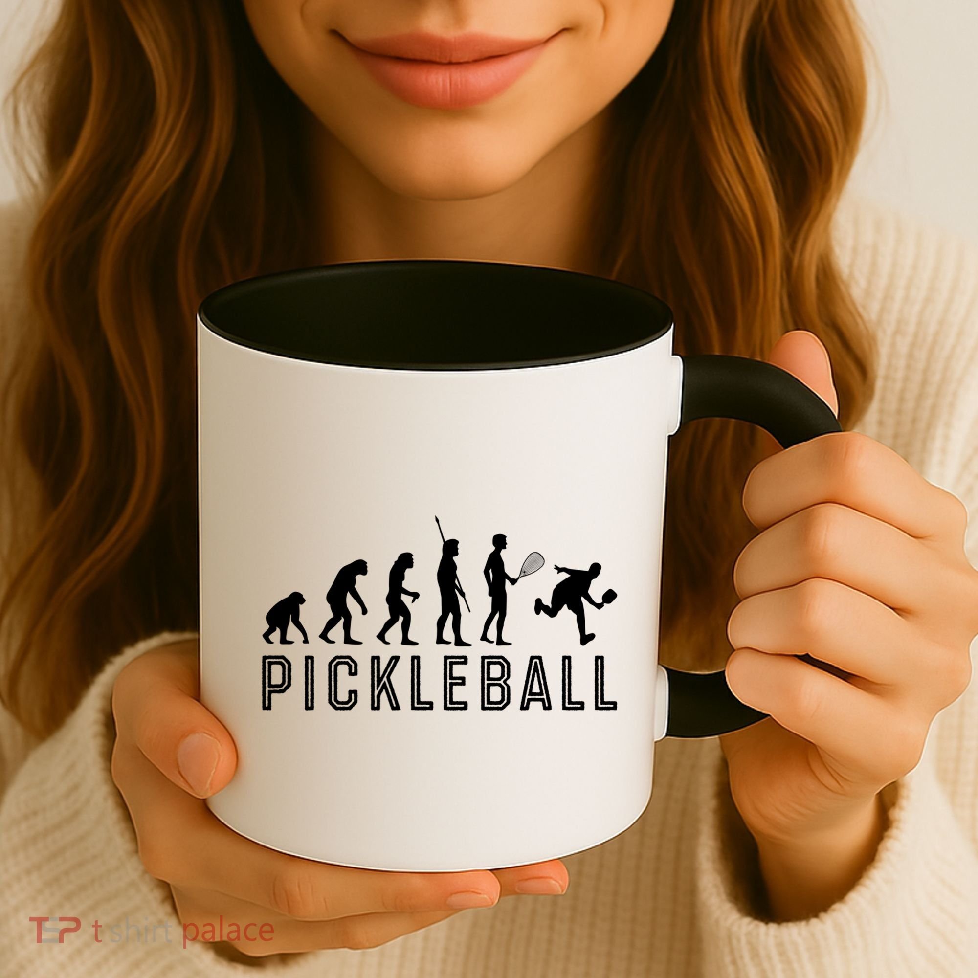 Evolution Of Pickleball TShirt Coffee Mug