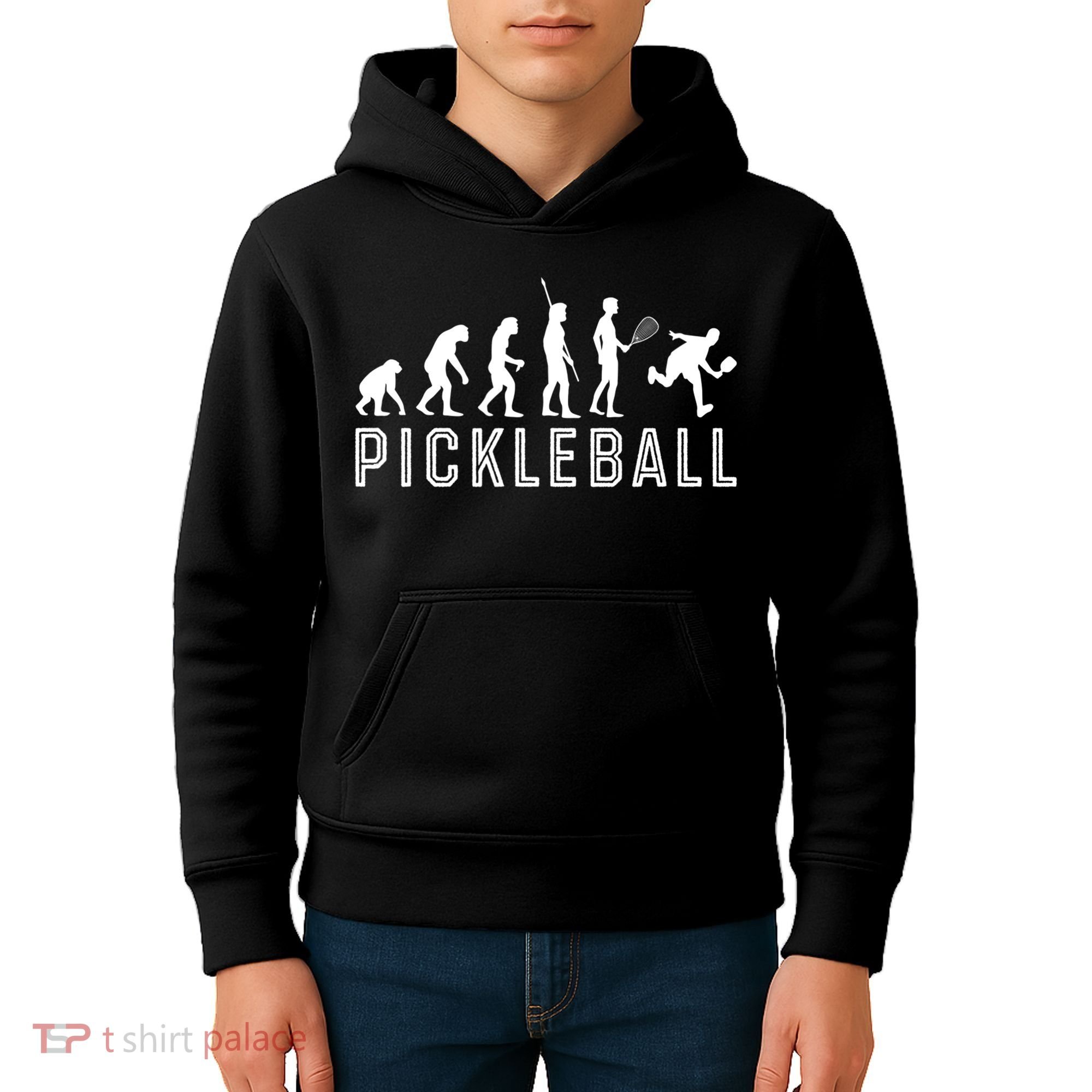 Evolution Of Pickleball TShirt Kids Hoodie