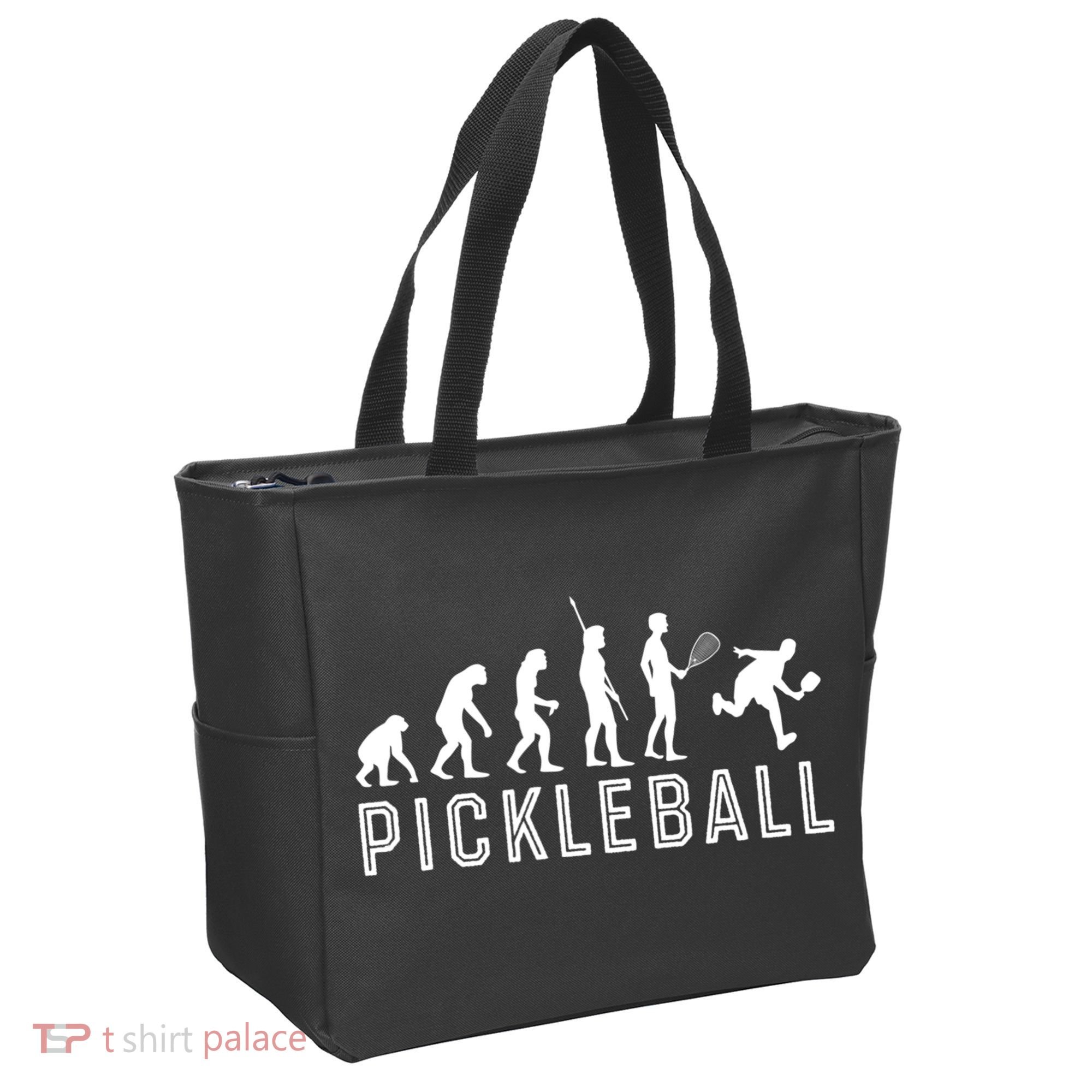 Evolution Of Pickleball TShirt Tote Bag
