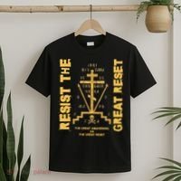Eastern Orthodox Resist The Great Reset Conservative T-Shirt thumb 2
