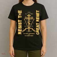 Eastern Orthodox Resist The Great Reset Conservative T-Shirt thumb 4