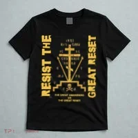Eastern Orthodox Resist The Great Reset Conservative T-Shirt thumb 5