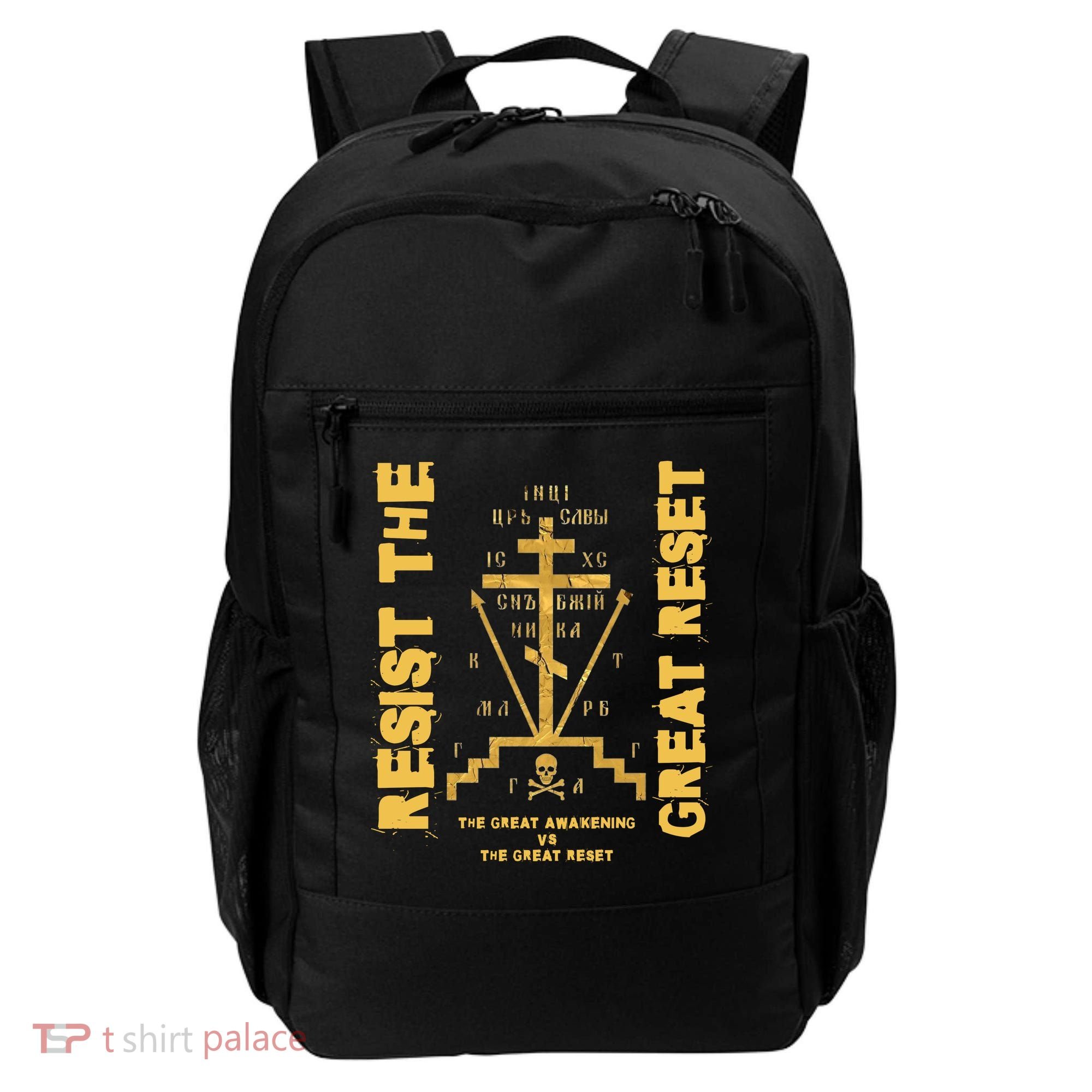 Eastern Orthodox Resist The Great Reset Conservative Backpack