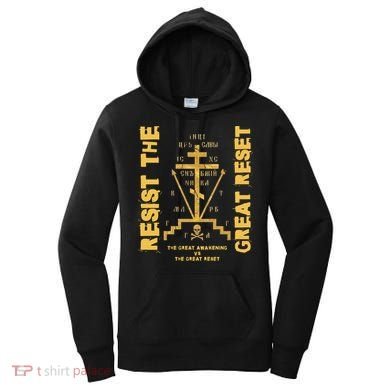 Eastern Orthodox Resist The Great Reset Conservative Women's Hoodie