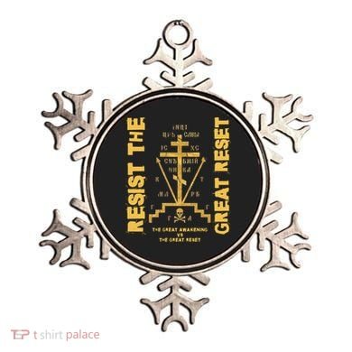 Eastern Orthodox Resist The Great Reset Conservative Ornament