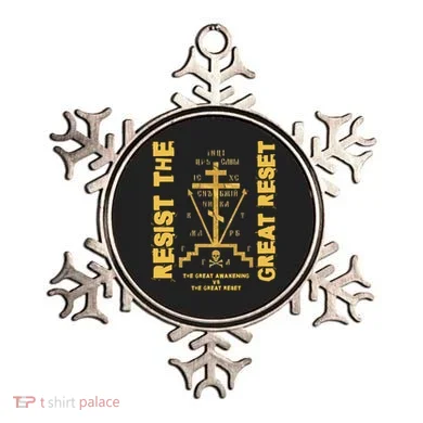 Eastern Orthodox Resist The Great Reset Conservative Ornament