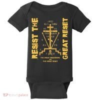 Eastern Orthodox Resist The Great Reset Conservative Baby Bodysuit thumb 0