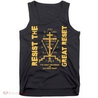 Eastern Orthodox Resist The Great Reset Conservative Tank Top thumb 0