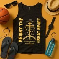 Eastern Orthodox Resist The Great Reset Conservative Tank Top thumb 4
