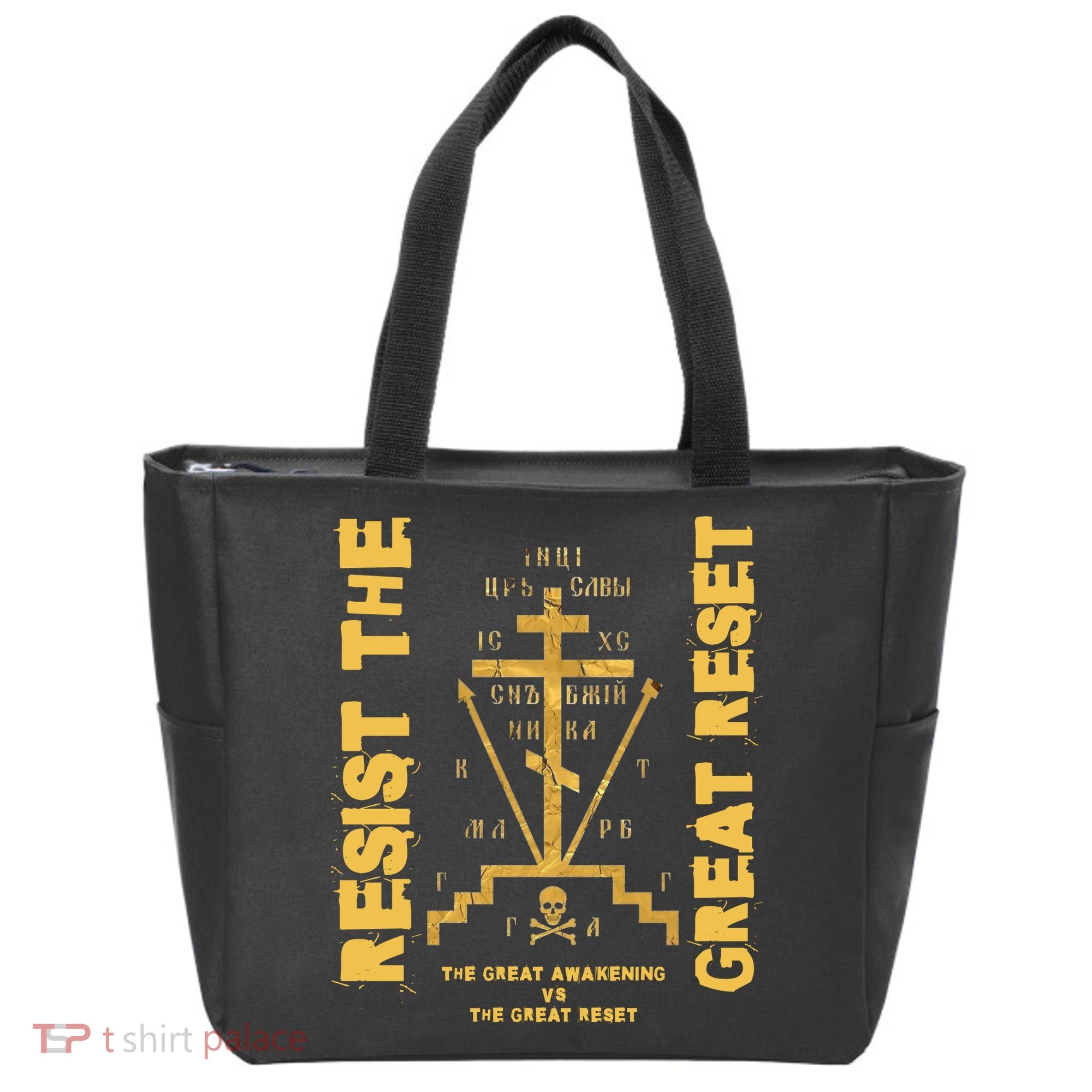 Eastern Orthodox Resist The Great Reset Conservative Tote Bag