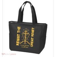 Eastern Orthodox Resist The Great Reset Conservative Tote Bag thumb 3