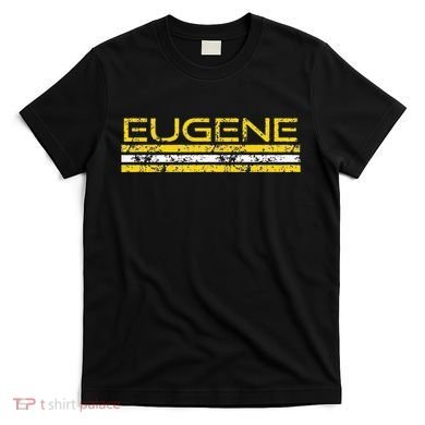 Eugene Oregon Retro Vintage Weathered T-Shirt
