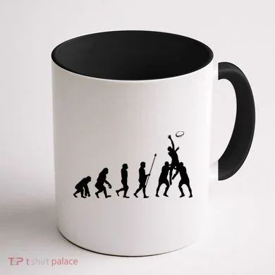 Evolution Of Rugby Coffee Mug back