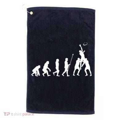 Evolution Of Rugby Golf Towel