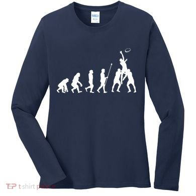 Evolution Of Rugby Women's Long Sleeve Shirt