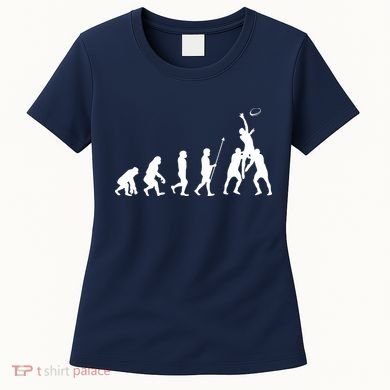 Evolution Of Rugby Women's T-Shirt