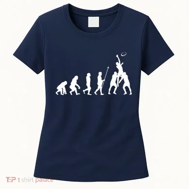Evolution Of Rugby Women's T-Shirt