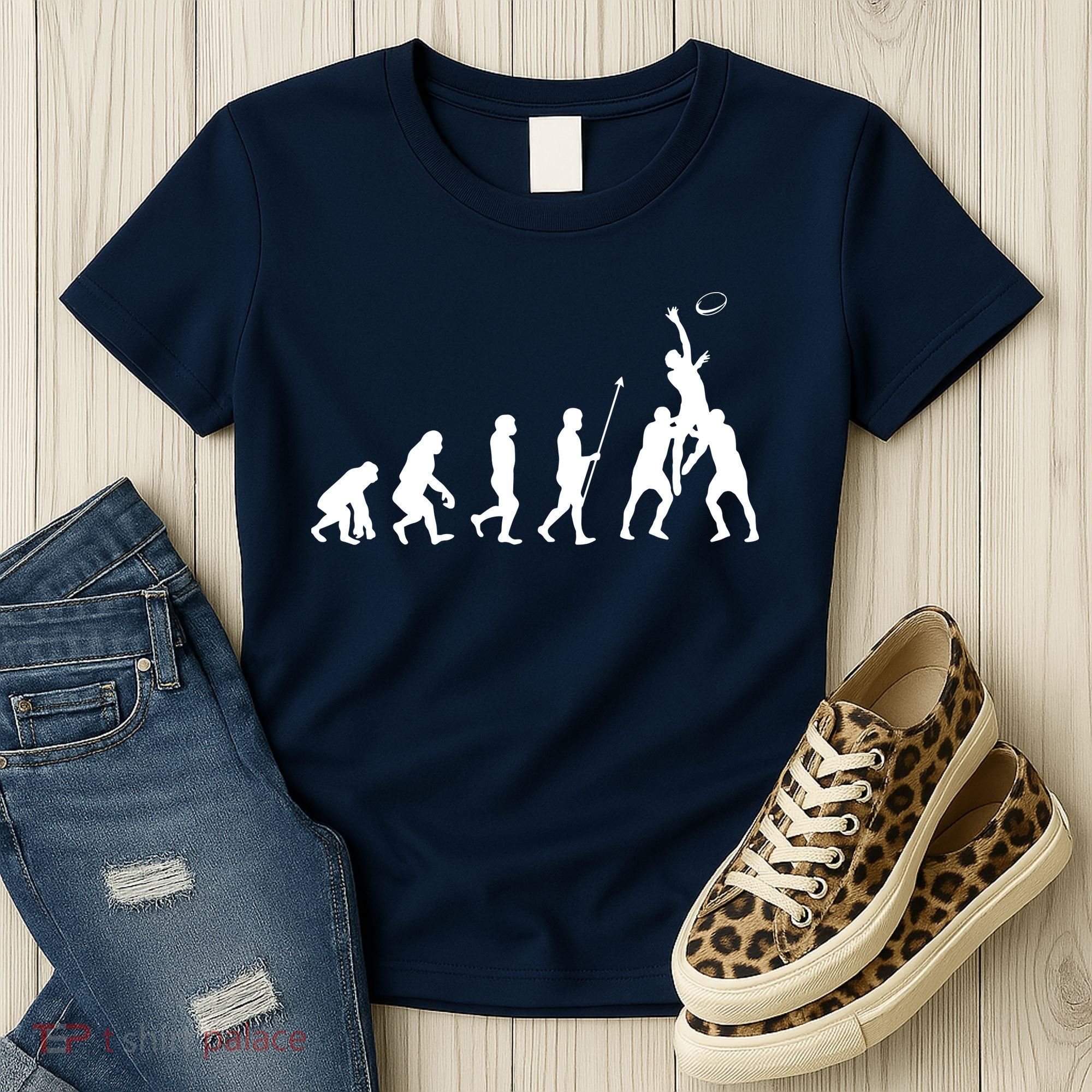 Evolution Of Rugby Women's T-Shirt