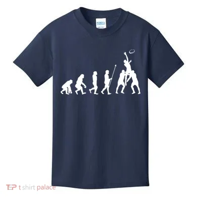 Evolution Of Rugby Kids T-Shirt