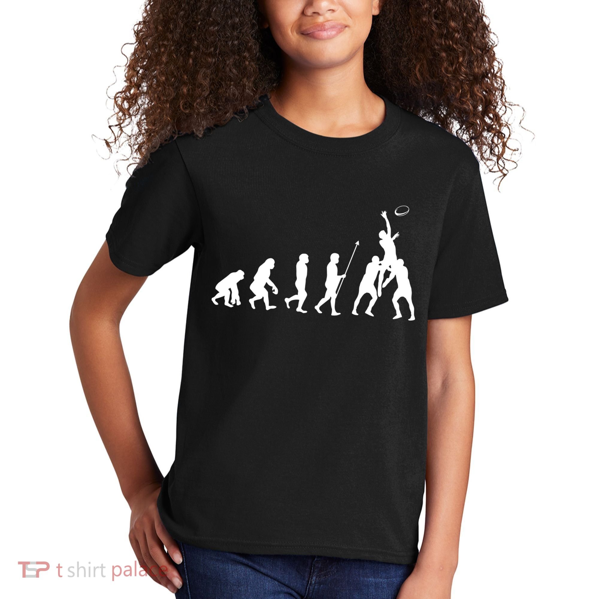 Evolution Of Rugby Kids T-Shirt