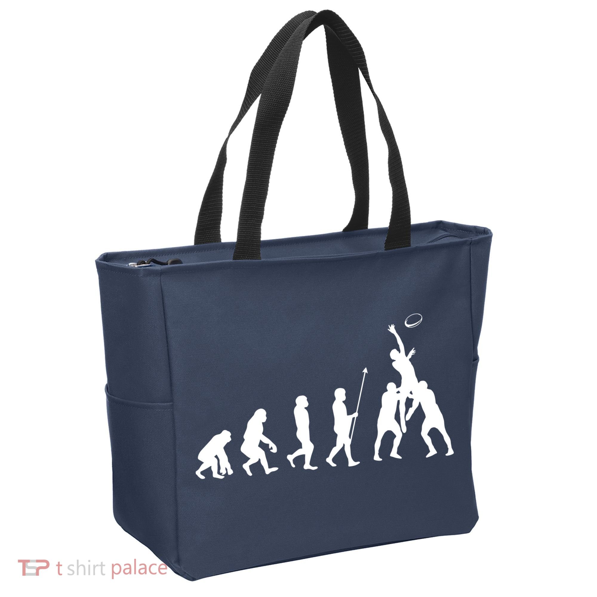 Evolution Of Rugby Tote Bag