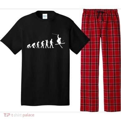 Evolution Of Skiing Cool Gift Pajama Set