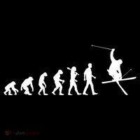 Evolution Of Skiing Cool Gift Women's Hoodie thumb 2