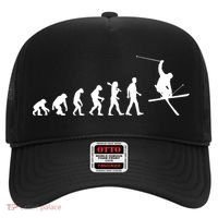 Evolution Of Skiing Cool Gift Hat thumb 0