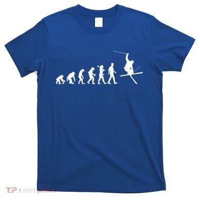 Evolution Of Skiing Cool Gift T-Shirt