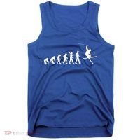 Evolution Of Skiing Cool Gift Tank Top thumb 0