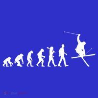Evolution Of Skiing Cool Gift Visor thumb 3